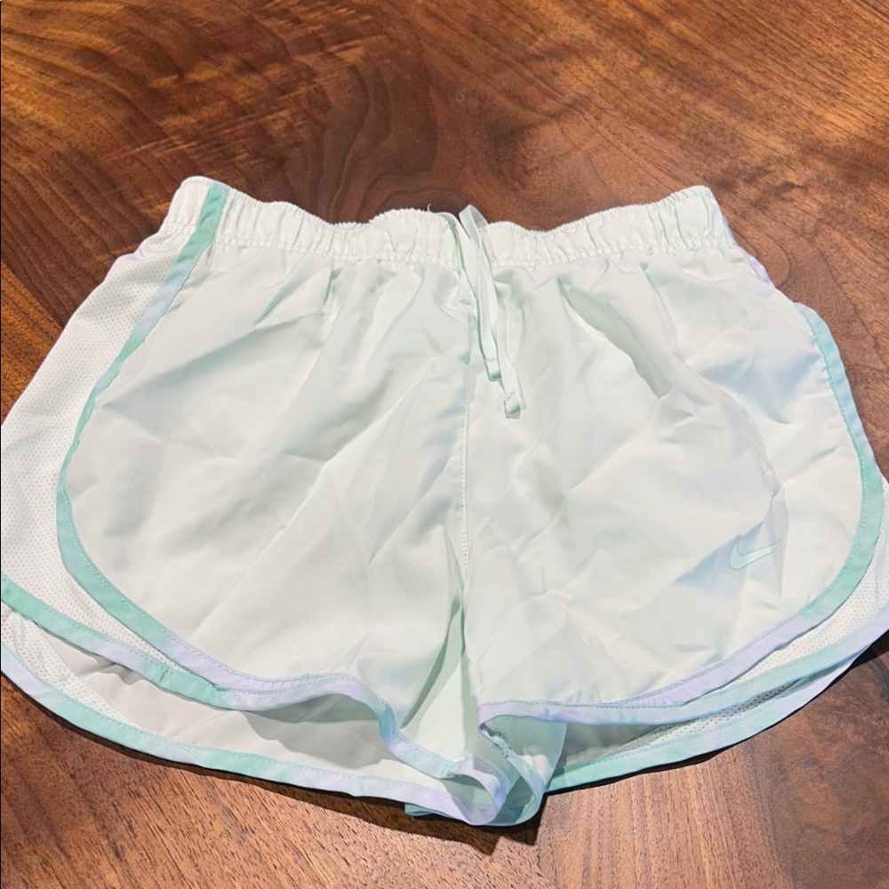 Nike Women's Mint Green Athletic Shorts